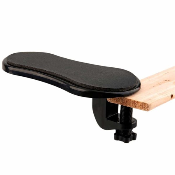 （svart）Stativ for datamaskin-tastatur og håndleddsstøttepute - Ergonomisk tastaturheis og -holder for skrivebord, komfort for kontor og hjem