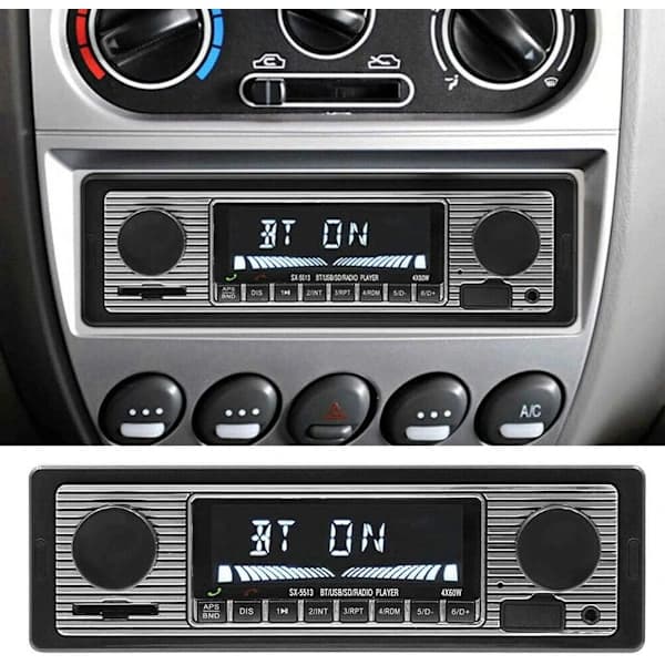 Älykäs soitin Bluetooth Retro MP3 FM Autotarvike[CO]