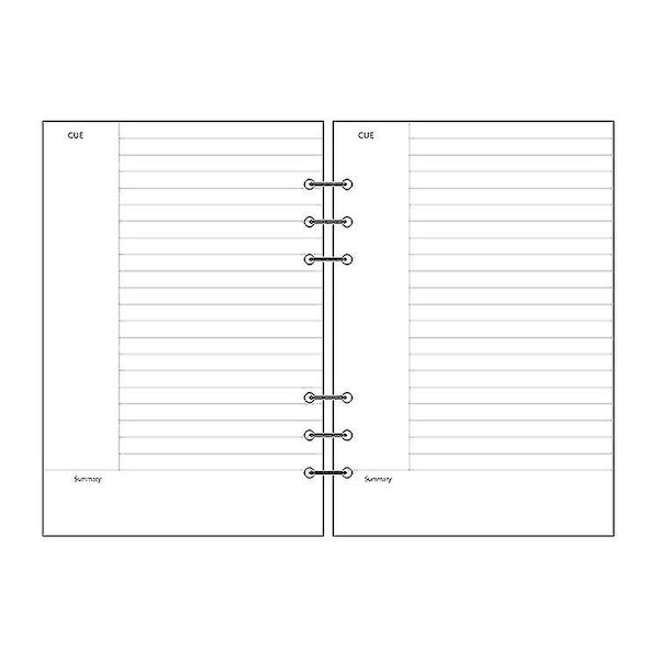45 ark Dot Grid 6 hål Planner Notebook Dagbok Bullet Journal Påfyllningar Inre