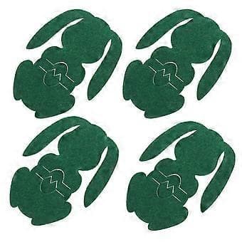 8 Pcs Easter Theme Cutlery Holders Rabbit Shaped Storage Covers for Cutlery (Green)