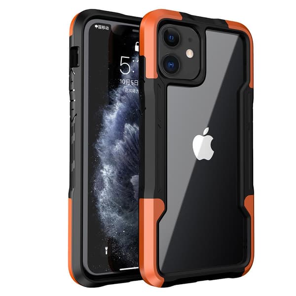 iPhone 12 - Stilfuldt Stødabsorberende Cover Blå