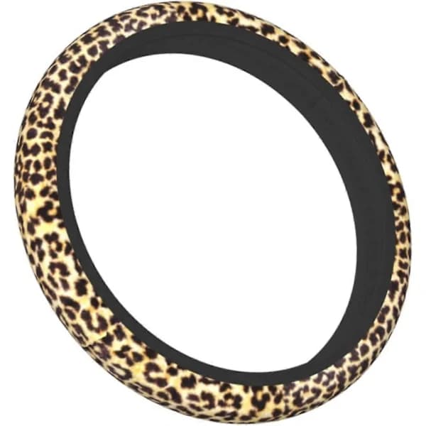 Neopren Leopard Rattdeksel - 15 Tommer, Sklisikkert, Biltilbehør[CO]
