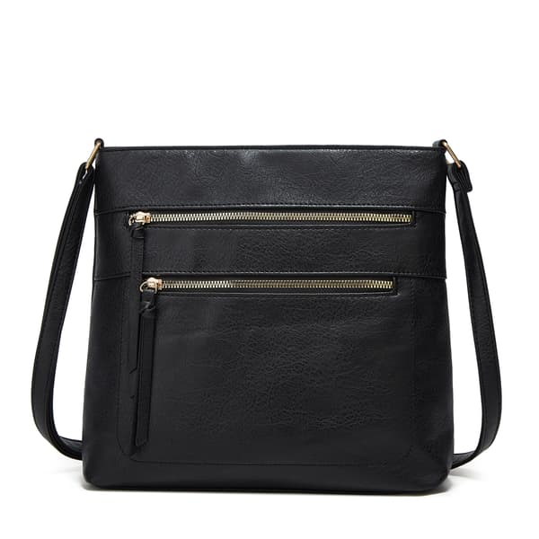 Skulderveske, mange rom black