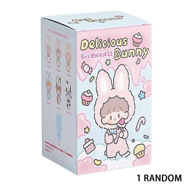 Finding Unicorn zZoton Delicious Bunny -sarjan yllätyslaatikko - Vinyylipehmolelut Satunnainen yllätyslaatikko