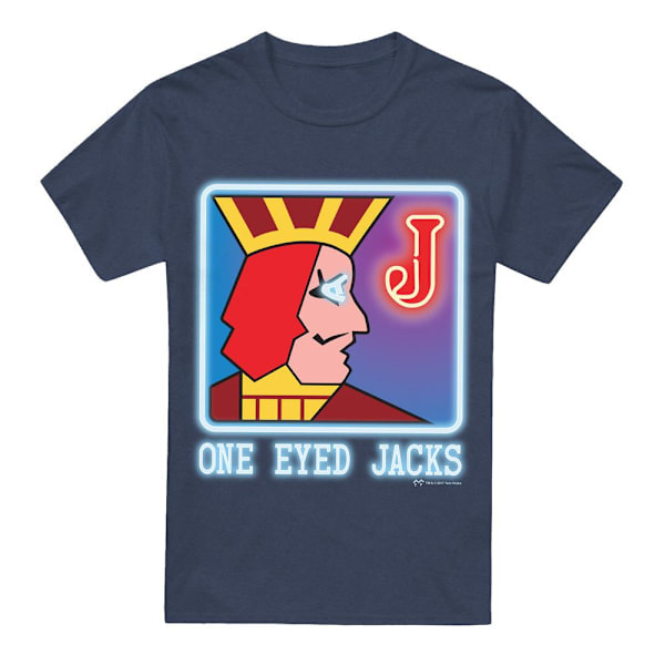 Twin Peaks Unisex Aikuisten One Eyed Jacks T-paita 3XL Laivastonsininen Navy 3XL