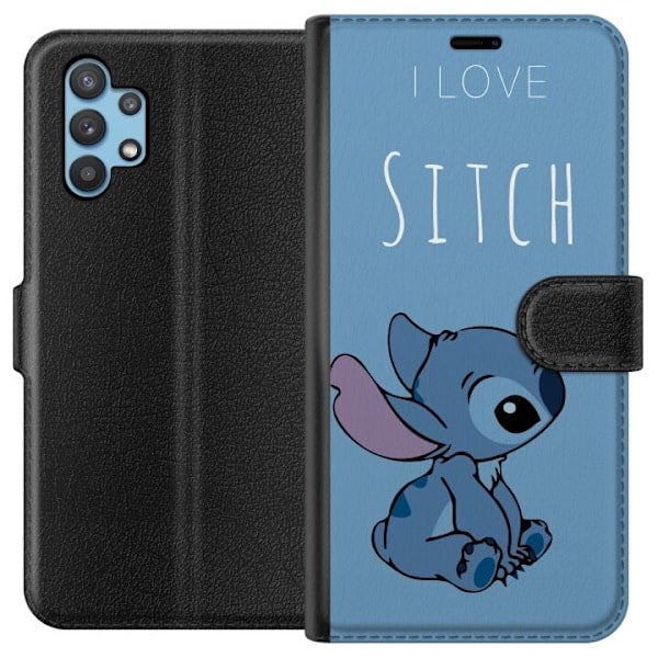 Samsung Galaxy A32 5G Pung Etui I Love Stitch