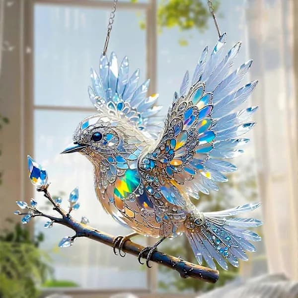 Crystal Sky Bluebird -lasimaalauskoriste (20 cm)