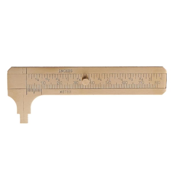 Portable Sliding Vernier Caliper Quality Brass Made Dual-use Measuring Tool