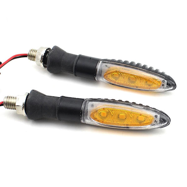 1 par Blinkers Motorcykel LED Blinkers Gul Signallampor Motorcykel Fram Bak Blinkande Signalljus Motorcykel