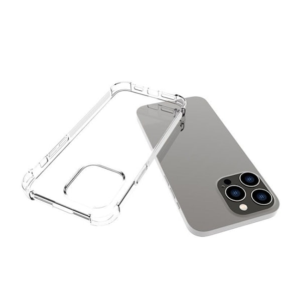iPhone 14 Pro Max Deksel Støtsikker TPU Transparent