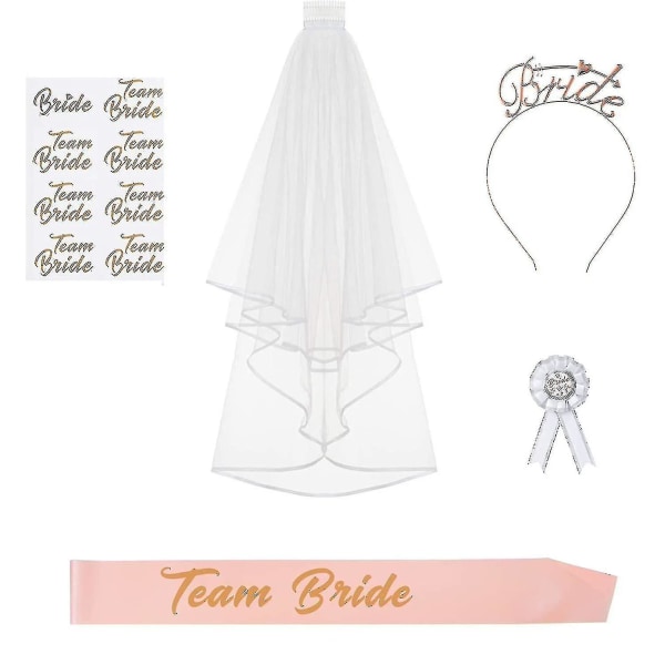 30stk Bachelorette Party Set Rose Gold Group Set For Party