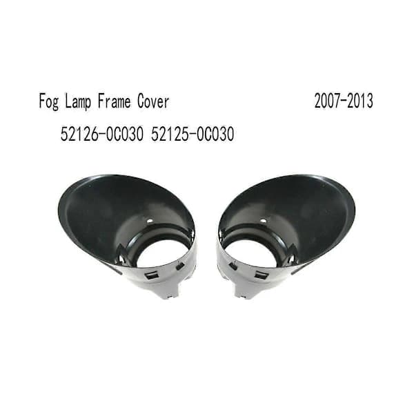 Frontfanger Tåkelys Ramme Beskyttelse Tåkelys Trim Bezel Beskyttelse for US 2007-2013 52126-0C030 52125-[co]
