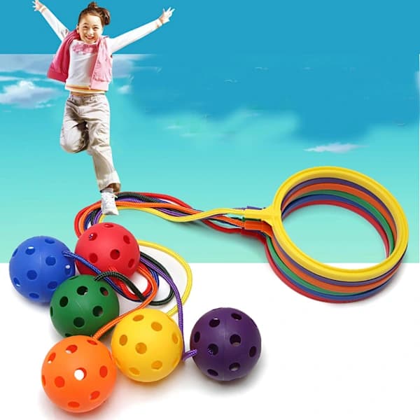 Barn Voksne Hoppeball Ankel Skip Swing Spill[co]
