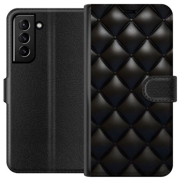 Samsung Galaxy S21+ 5G Plånboksfodral Läder Svart