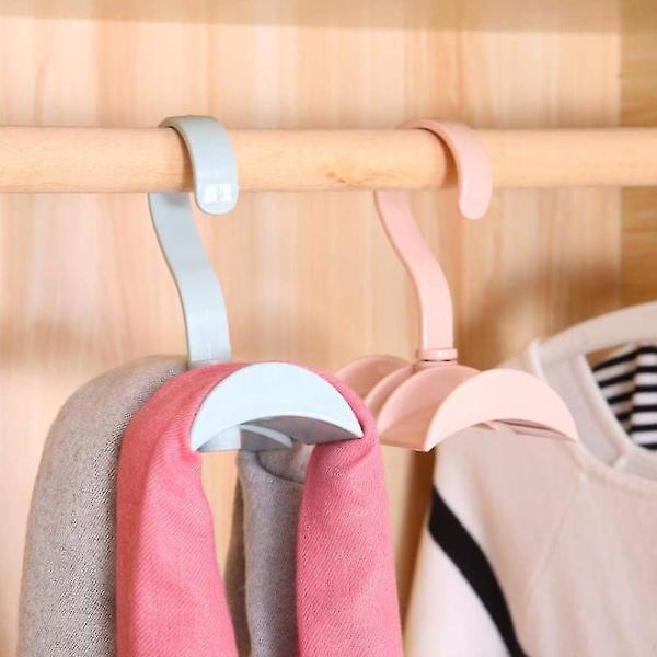 4-pack Swivel Tie Hooks Förvaringsväska Hållare Hängare Krokar Klädhängare