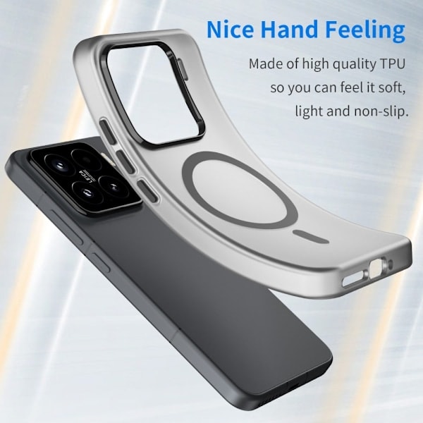 Xiaomi 15 Kuori MagSafe Ohut Mattamusta