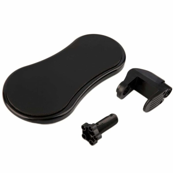 Armstöd för skrivbord (svart), handledsstöd för dator, justerbart handledsstöd för dator, lindrar stress, eliminerar smärta