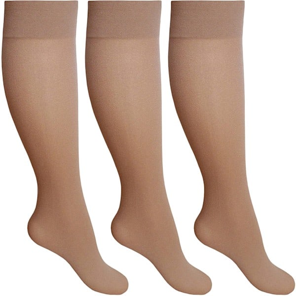 Joanna Gray Dame/Dame 70 Denier Strømpebukser (3 Par) One Size Natural One Size (UK Sko 3-8)