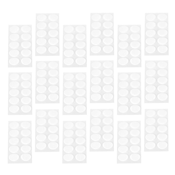 120 sæt usynlige øreløftende øreflipstøttebånd støtteflapper til øreringe transparent farve 7x3 transparent farve 7x3,8 cm