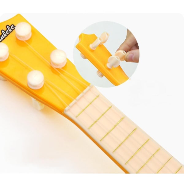 Frukt Barn Liten Gitar Leksak Baby Musikleksak Pedagogisk Lek Ukulele Musikinlärningsinstrument (vattenmelon)-YNP