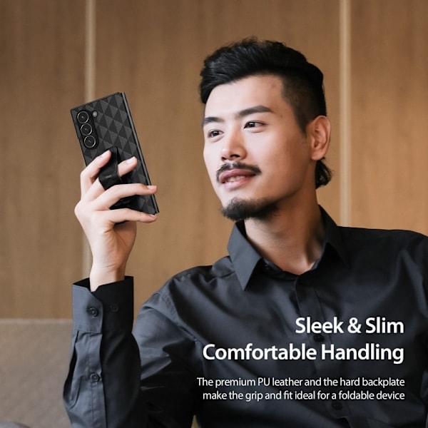 DUX DUCIS Galaxy Z Fold 6 Cover Fitt Series Kortholder Sort