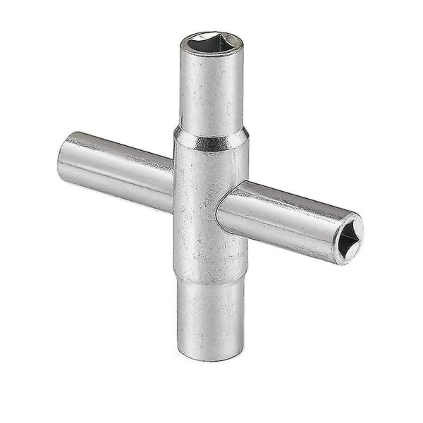 4-i-1 Kryss Sillcock Nøkkel Holdbar Heavy Duty Mini Nøkkel For Bad