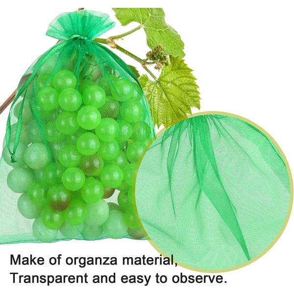 200st Bundle Protector Grape Fruit Organza Bag Remmar