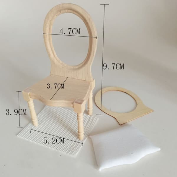 Dockskåp Trämöbler Små Möbler Modell Leksaker Hem