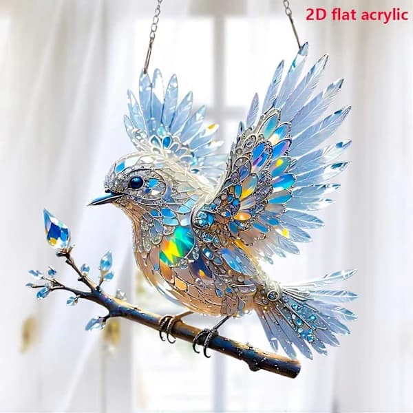 Crystal Sky Bluebird -lasimaalauskoriste (20 cm)