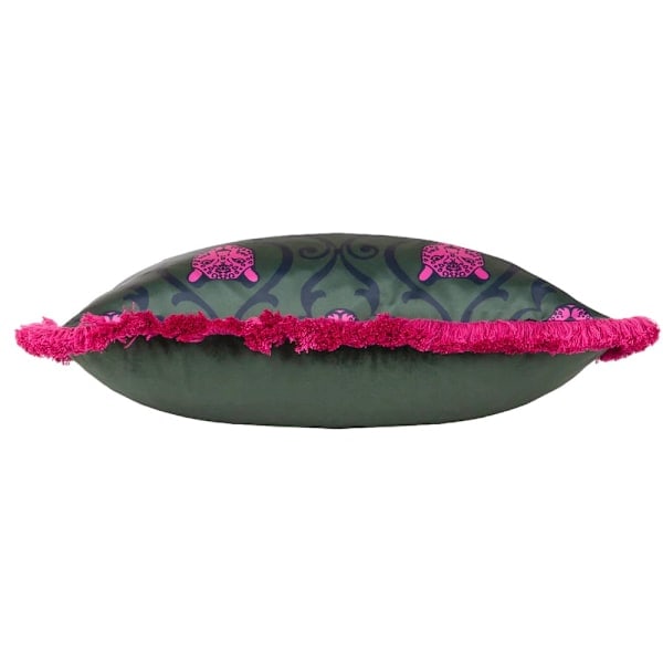 Paoletti Lupita Duske Cheetah Putetrekk 50cm x 50cm Emera Smaragd/Rosa 50cm x 50cm