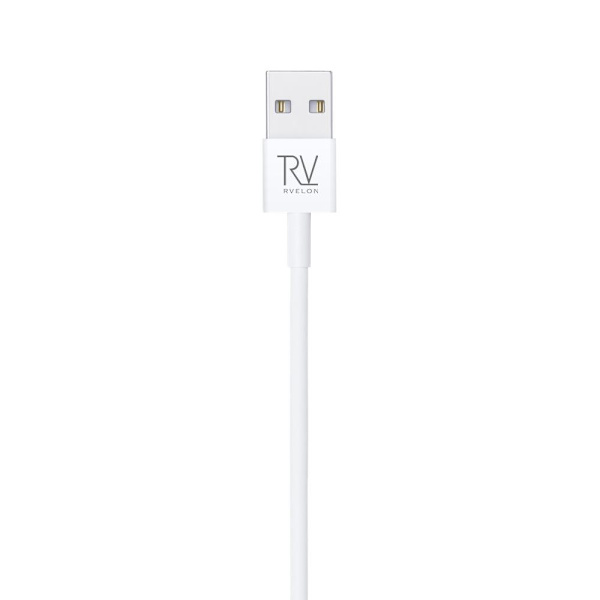 Rvelon USB-A to Lightning Cable 1m Vit white