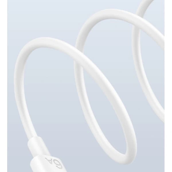 66W 6A Superrask USB-C-ladekabel Hvit 1 m Hvit 1 m[co]