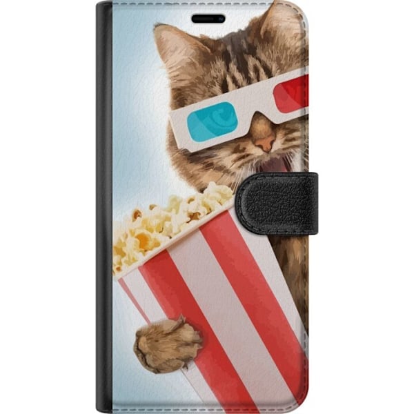 Xiaomi Redmi Note 9 Lompakkokotelo 3D Kissa