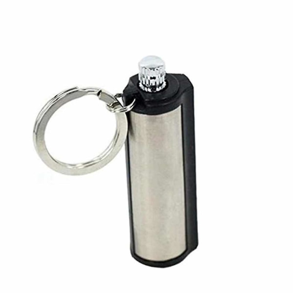 Hätätilanteen tulen sytytin Magnesium Flint Striker Leirintäsytytin, hopea  Typea