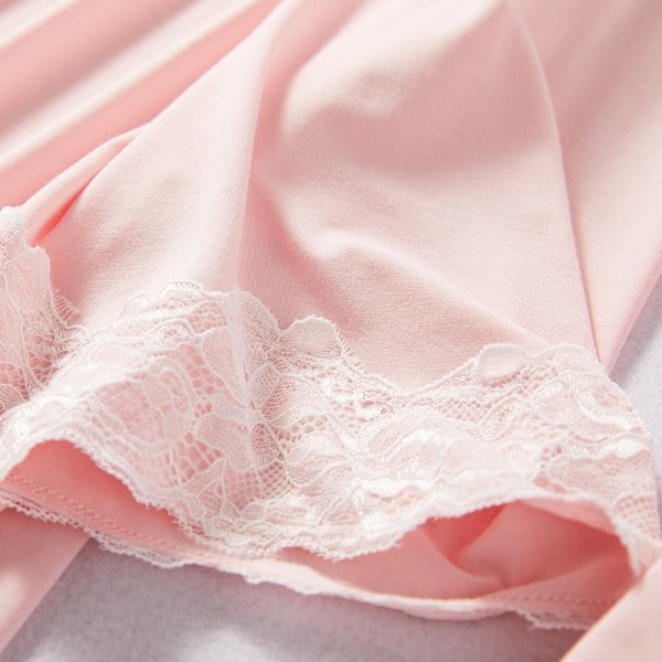 2 kpl/setti Raskaana olevien pyjama Yöasut Imetys Raskaana oleva nainen Huivi Imetysyöpaita Äitiysvaatteet Synnytysmekko+Aamutakki Synnytys vaaleanpunainen L