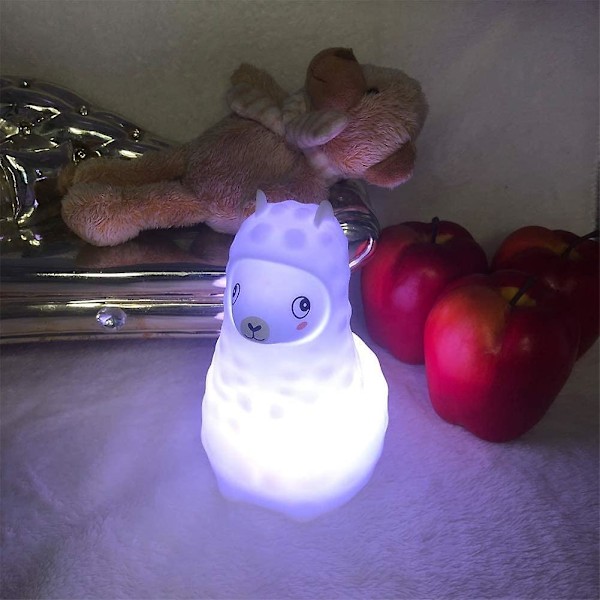 Alpaca Barnlampor för Barn Nattljus och Färgväxlande LED Barnlampor