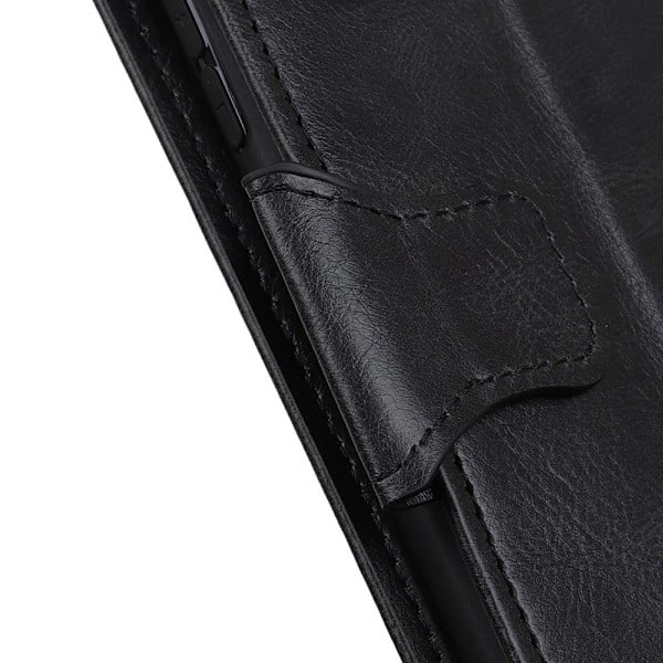 Samsung Galaxy S23 Ultra Etui Crazy Horse Spaltlæder Sort