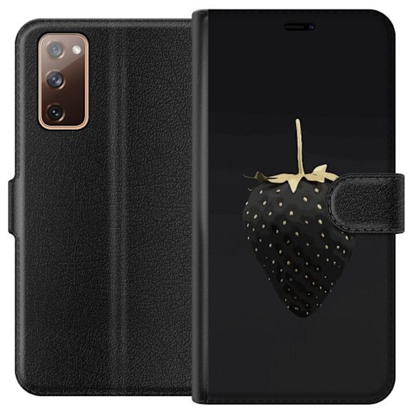 Samsung Galaxy S20 FE Pung Etui Luksuriøs Jordbær