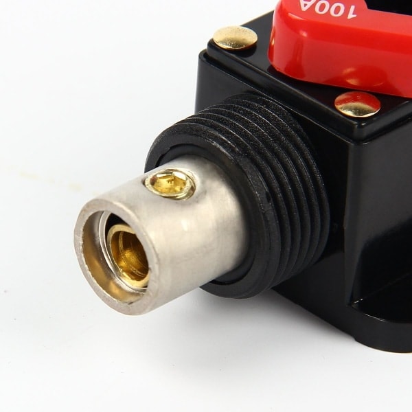 Automatisk afbryder bilbeskyttelse 12V - 24V DC med sikring nulstil manuel kontakt 100A