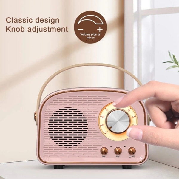 Mini Radio Bluetooth-kaiutin ROSA Pinkki