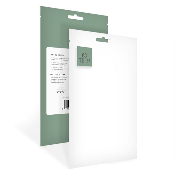 Tech-Protect Ljudadapter Lightning - 3.5mm AUX Hona Nylon Svart