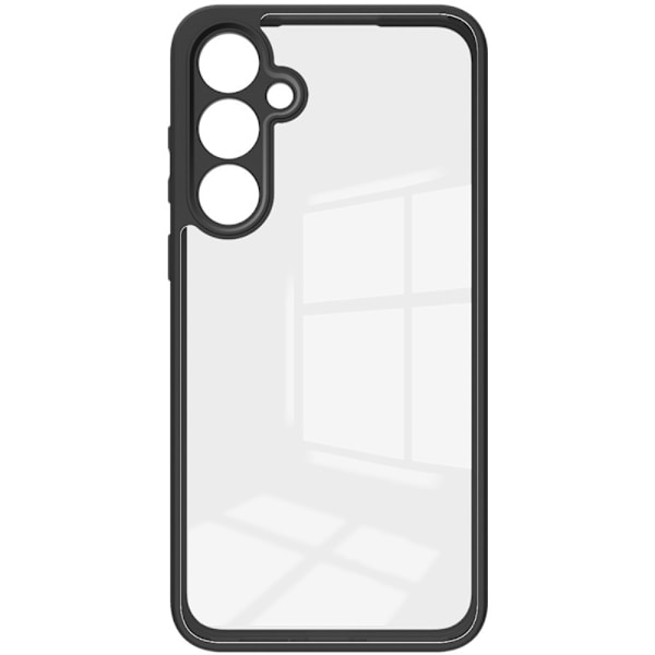 IMAK Galaxy A55 5G Cover Hybrid HD Sort/Transparent