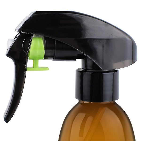 Amber Glass Sprayflaska Påfyllningsbar Behållare Med Trigger Sprayers