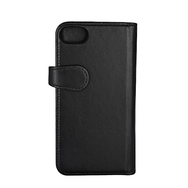 Buffalo iPhone 6/7/8/SE Etui 2i1 Ægte Læder Sort