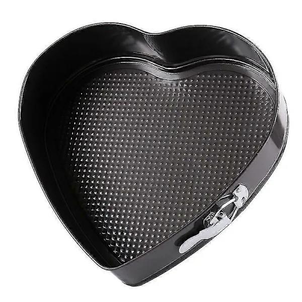 Hjerteformet springform for baking med kjærlighet - Svart, 26 cm[co]