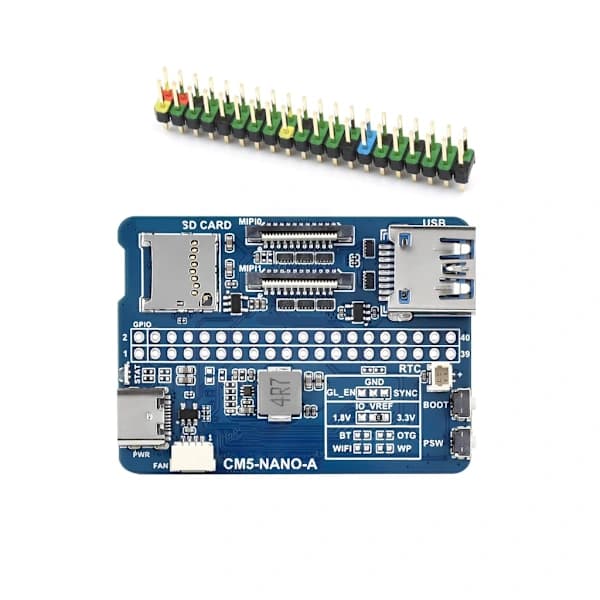 Lille udvidelseskort CM5 Bundkort (A) til Compute Module 5[co]