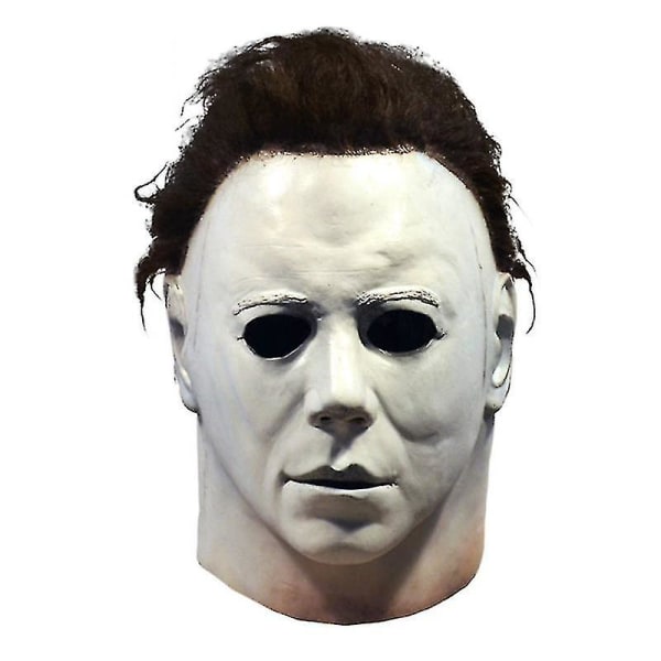 Bulex Halloween 1978 Michael Myers Mask Skräck Cosplay Kostym Latex Masker Halloween Rekvisita För Vuxna Vit Hög Kvalitet