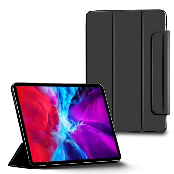iPad Pro 12.9 (2018/2020/2021) - Solid Tri-Fold Cover - Sort Sort