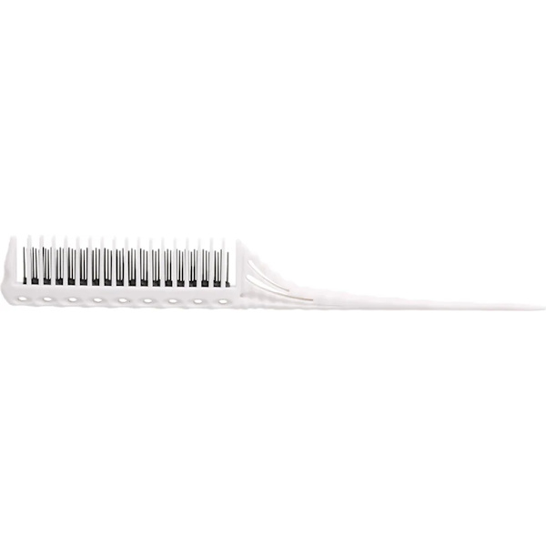 3-row teasing comb, detangling brush, rat tail comb, adds volume, backcombing, hairdressing combs