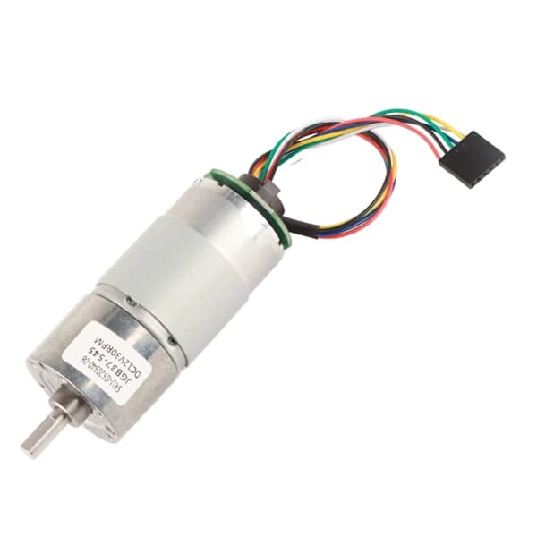 Kraftig 12V 30 RPM Torsjonsgirmotor med koder Effektiv[co]